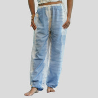 Blue Tie-Dye Pants