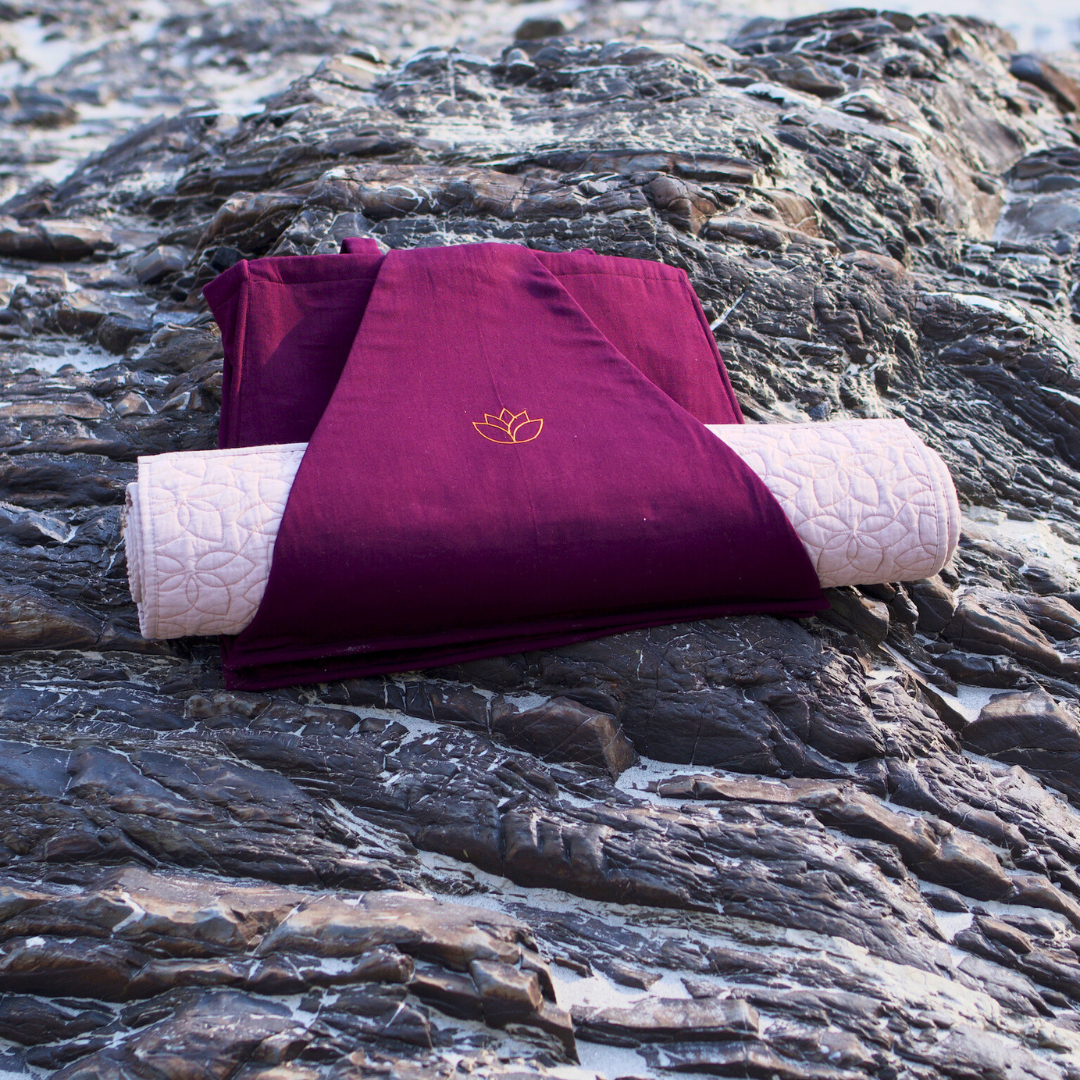 Cotton Yoga Bag Purple Brahma