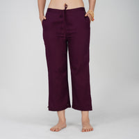 Purple-Chandra Pants