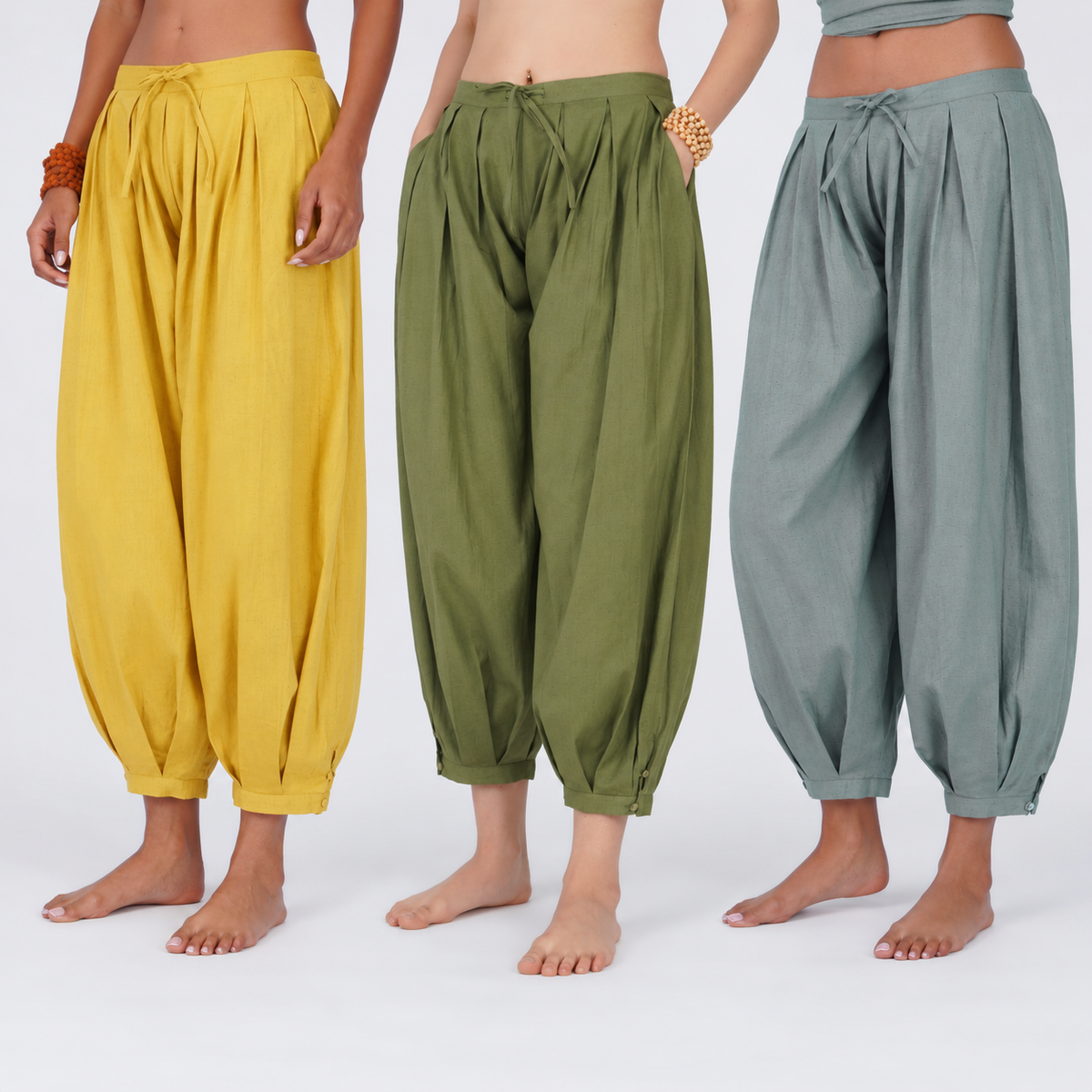 Chakra Yoga Pants - Set of 3 (Multi-colour Pack) — view 2
