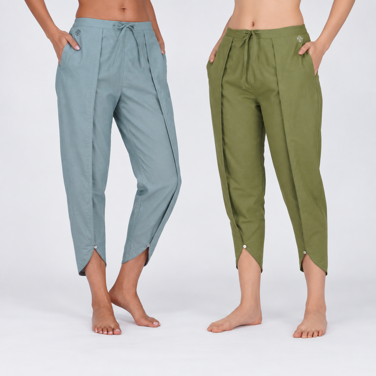 Surya Yoga Pants - Set of 2 (Multi-colour Pack) — view 2