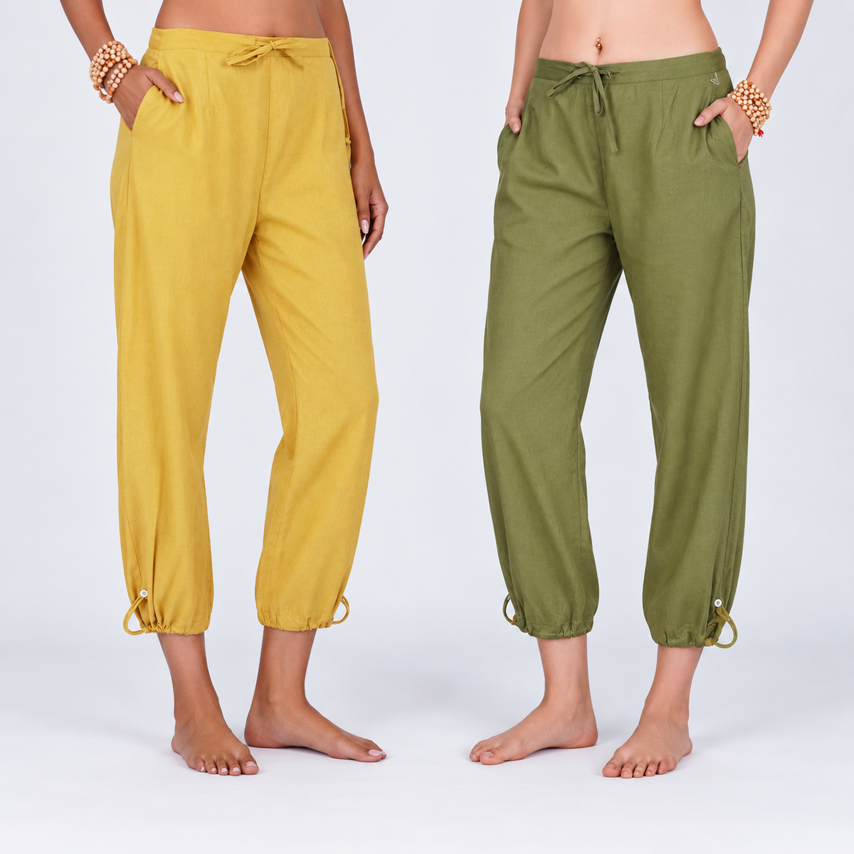 Ananda Yoga Pants - Set of 2 (Multi-colour Pack) — view 2