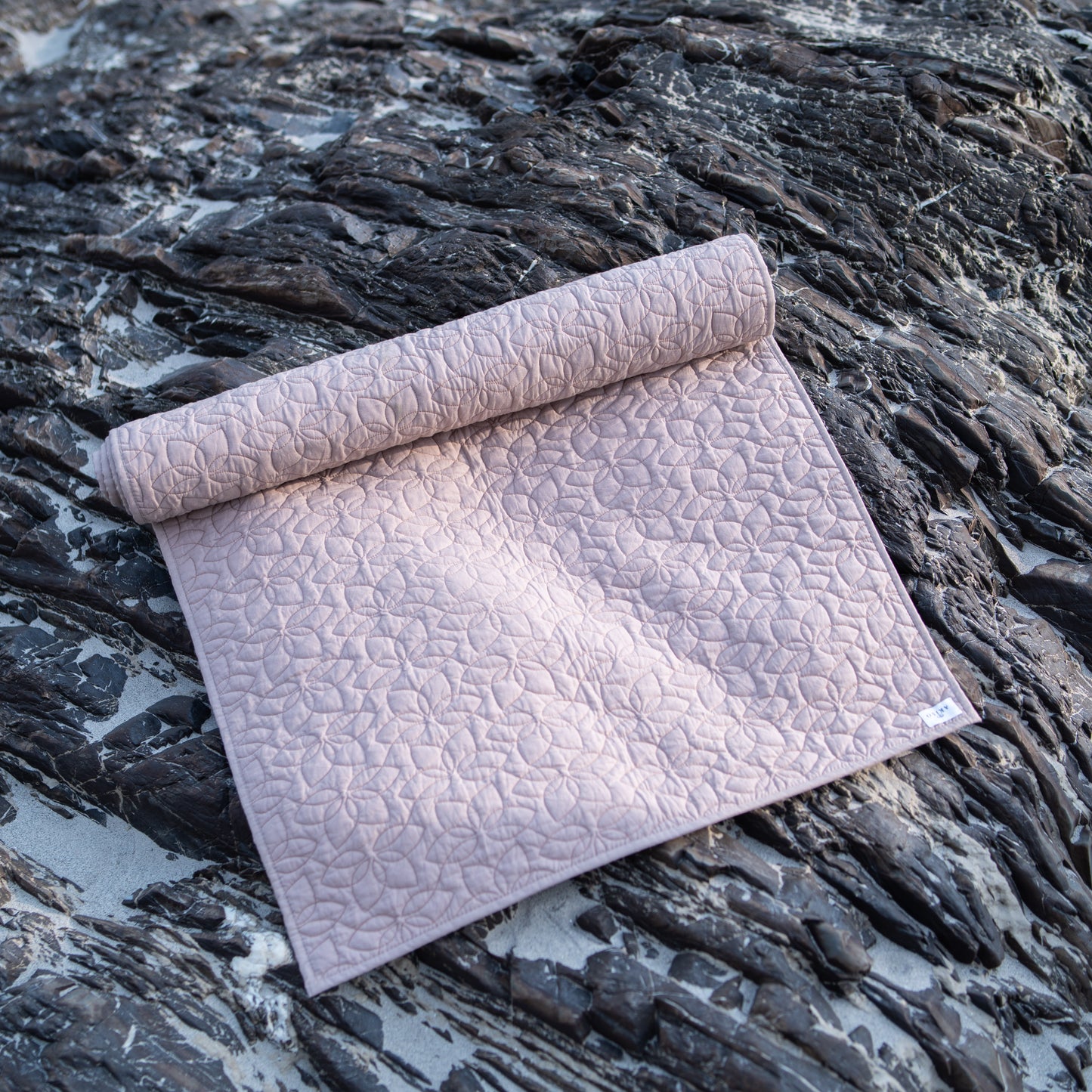 Cotton Yoga Mat in Pink- Padma Yoga Mat