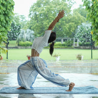 Blue Tie-Dye Yama Set