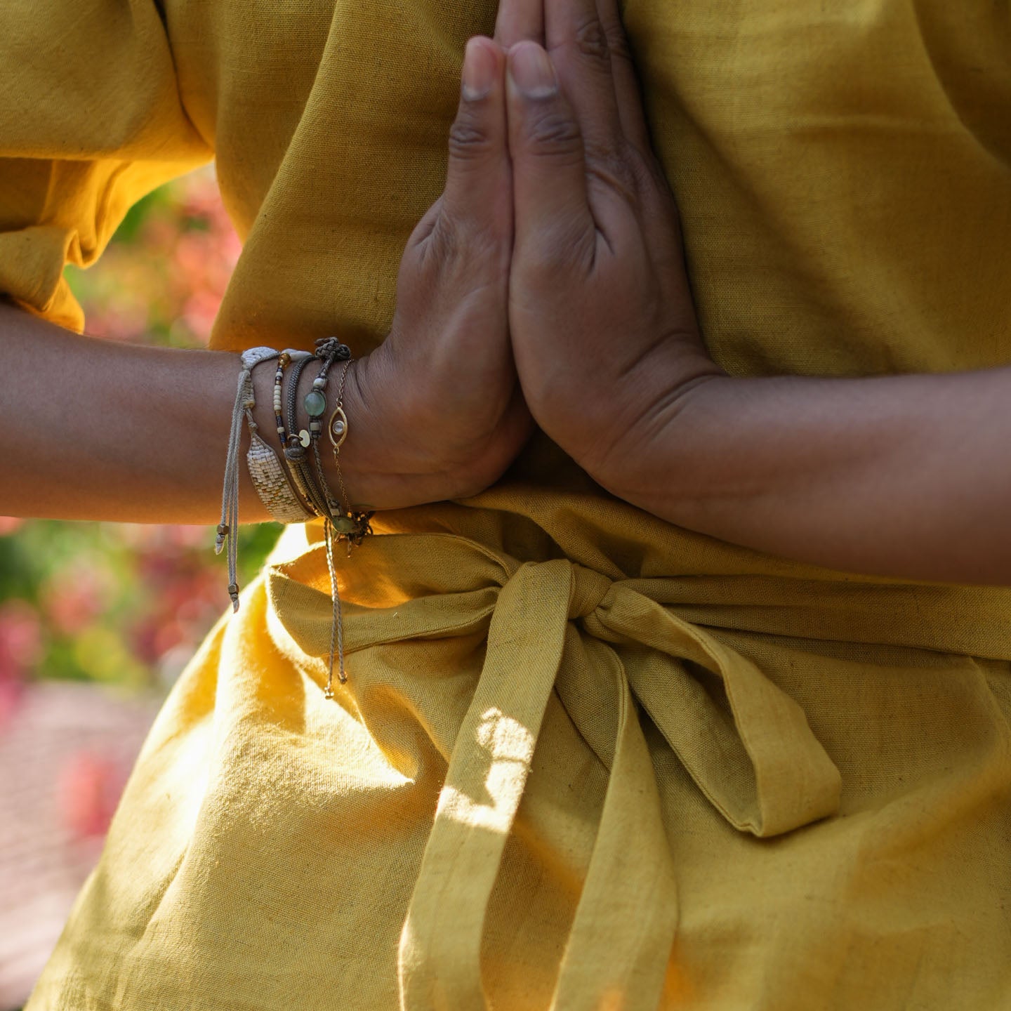 Women Cotton Yoga Pants and Yoga Top Set Yellow -Chakra