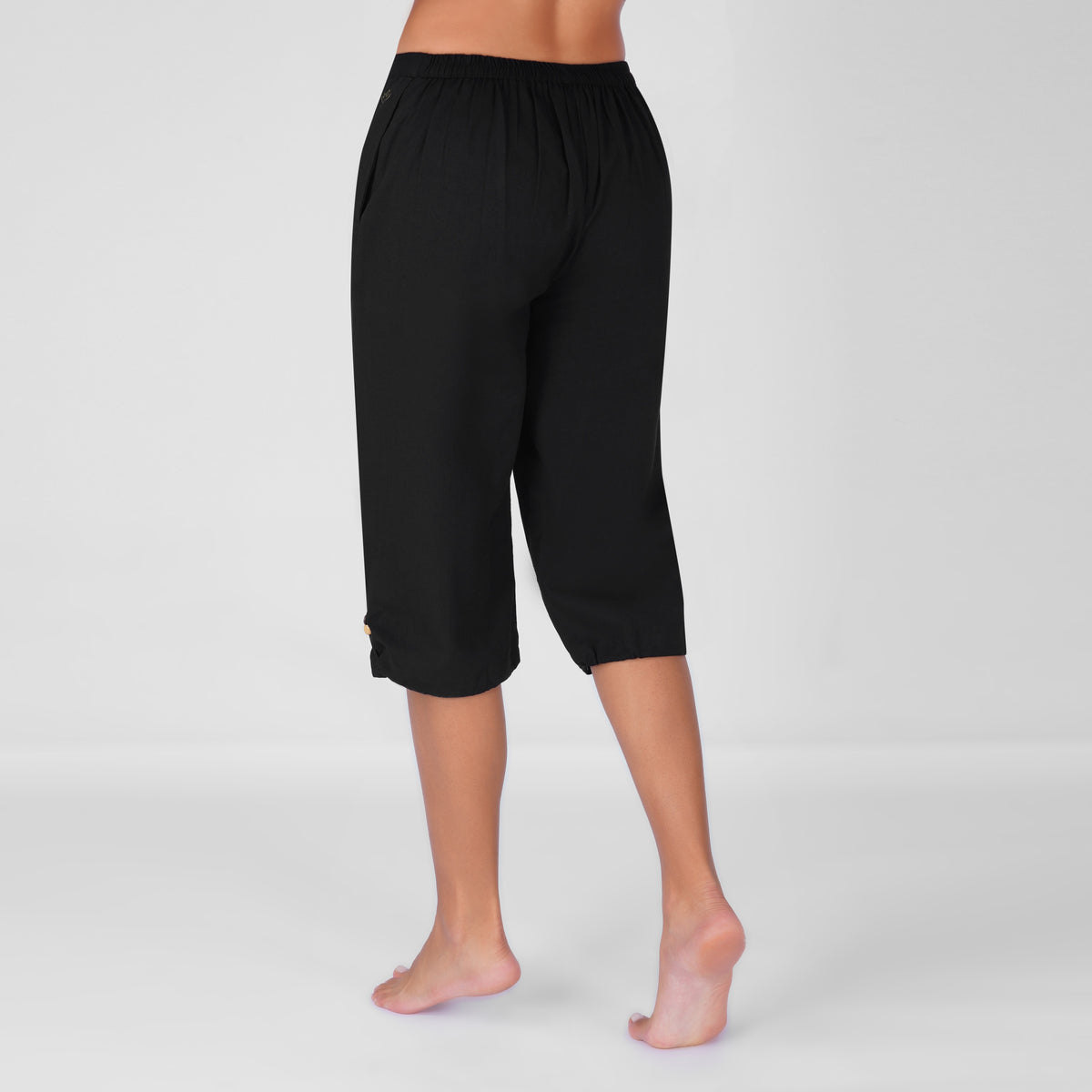 Women Cotton Yoga Crop Top Purple -Ananda