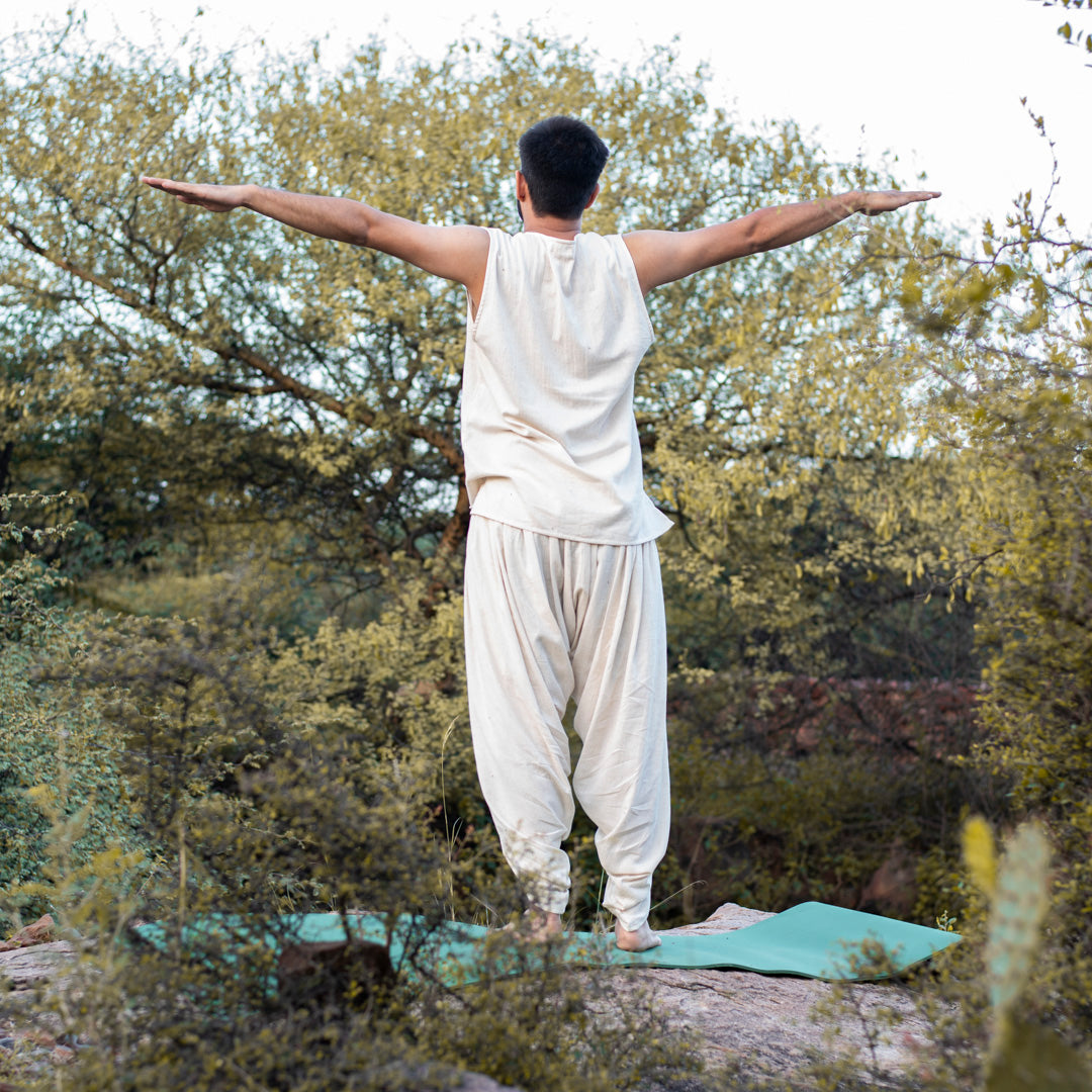Rajas Yoga Top White