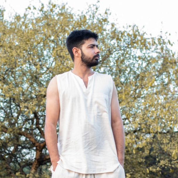 Rajas Yoga Top White