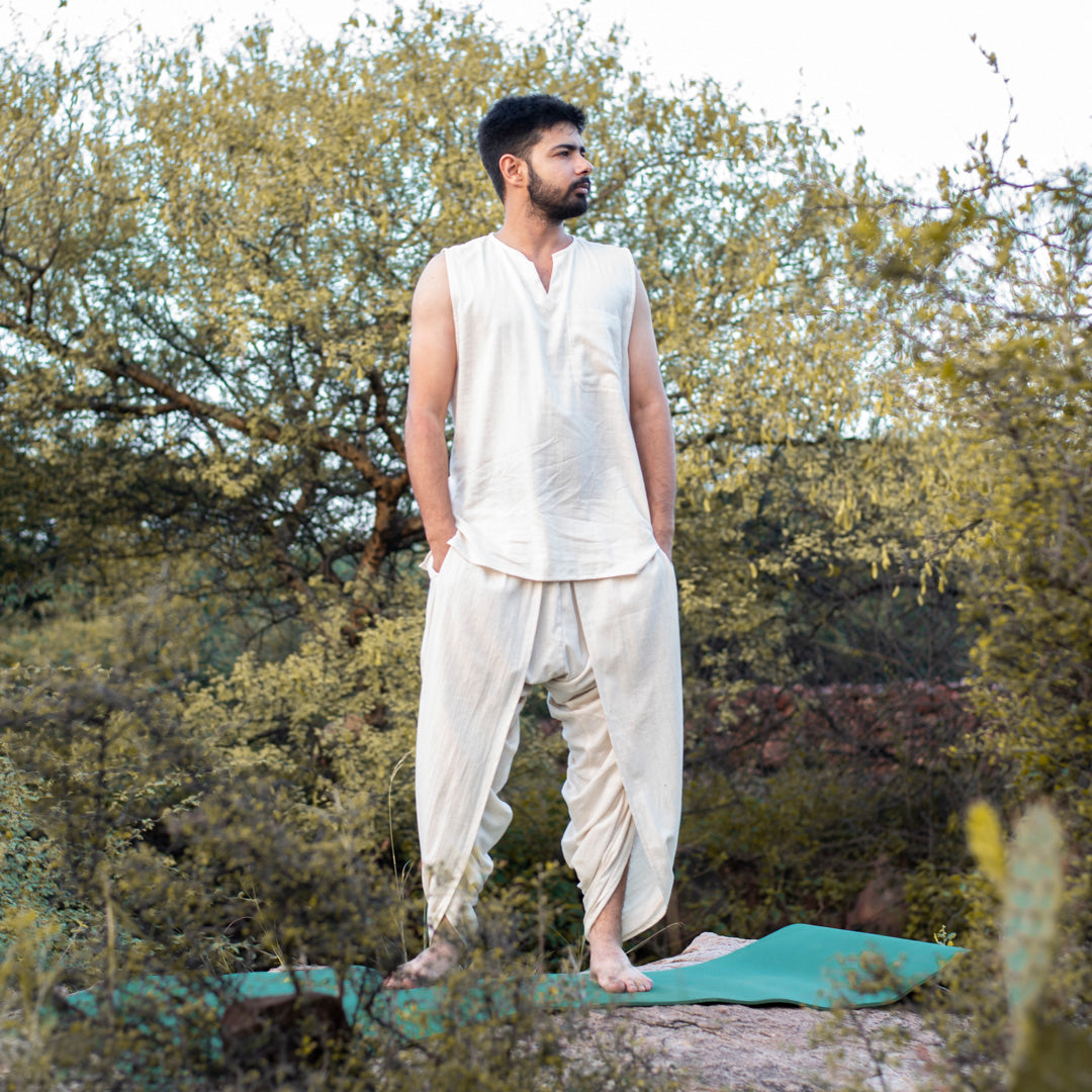 Rajas Yoga Top White