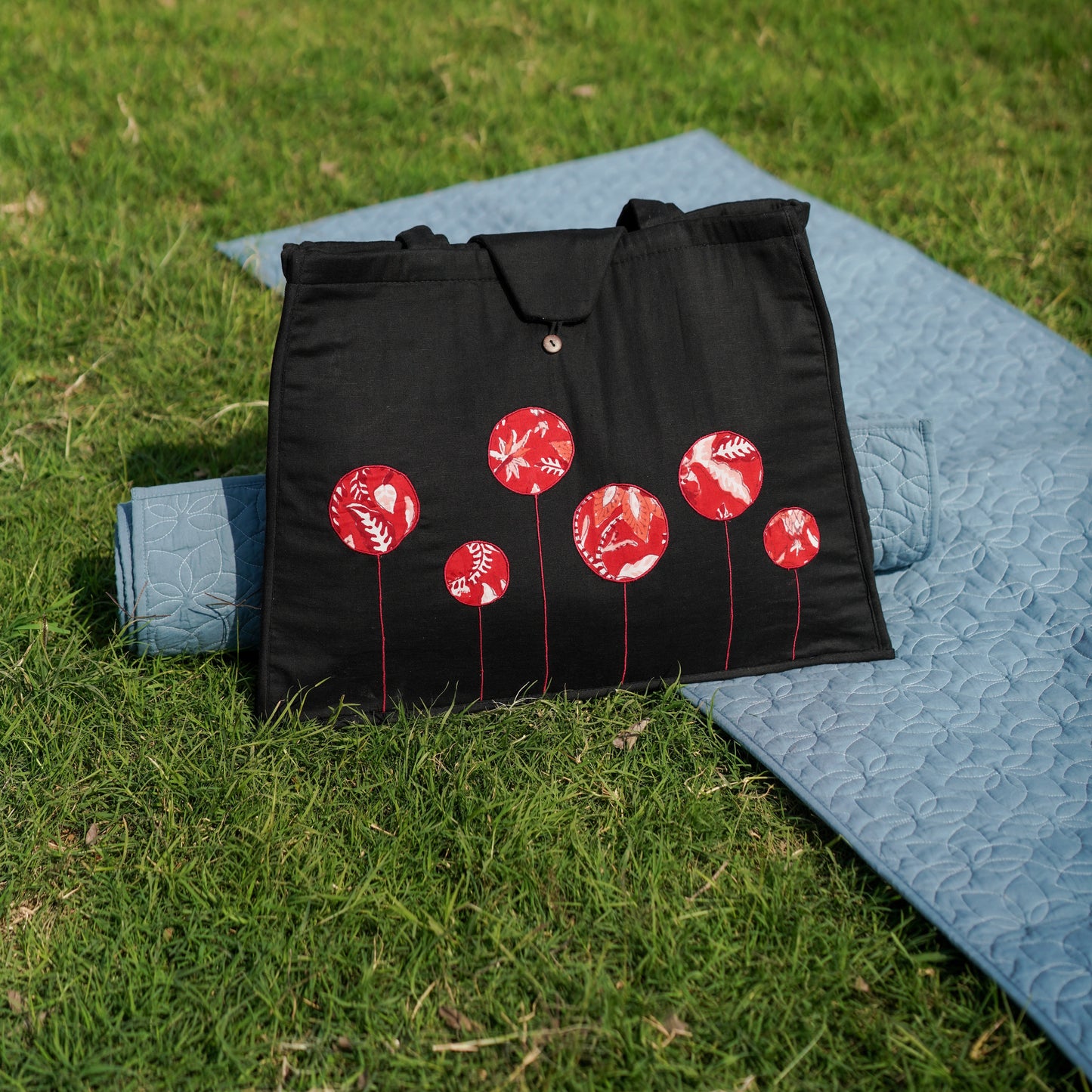 Cotton Yoga Bag Black Brahma