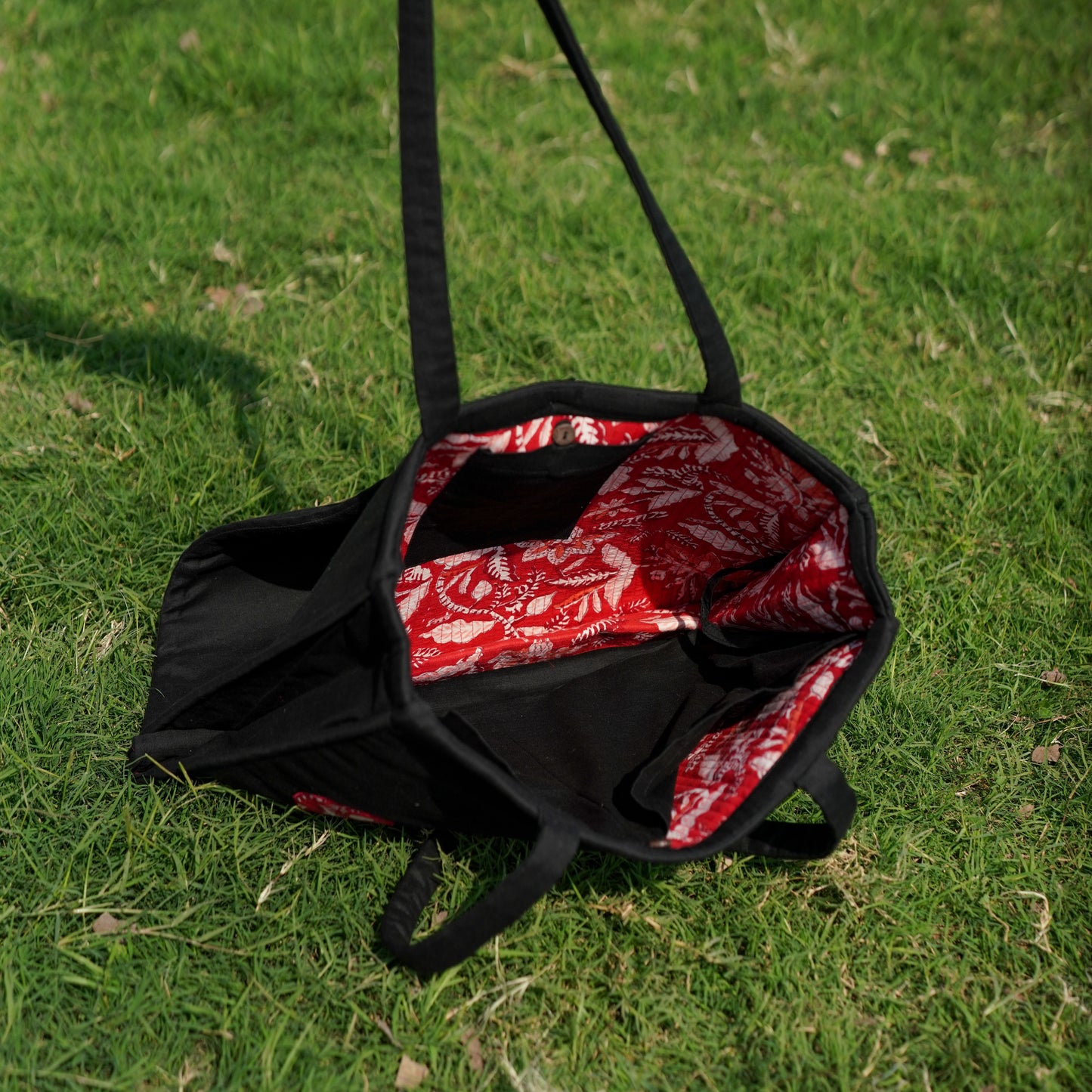 Cotton Yoga Bag Black Brahma