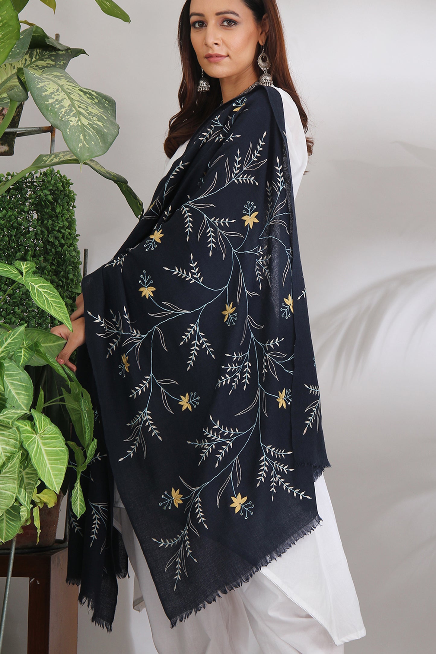 TROPICAL VIBES - NAVY BLUE