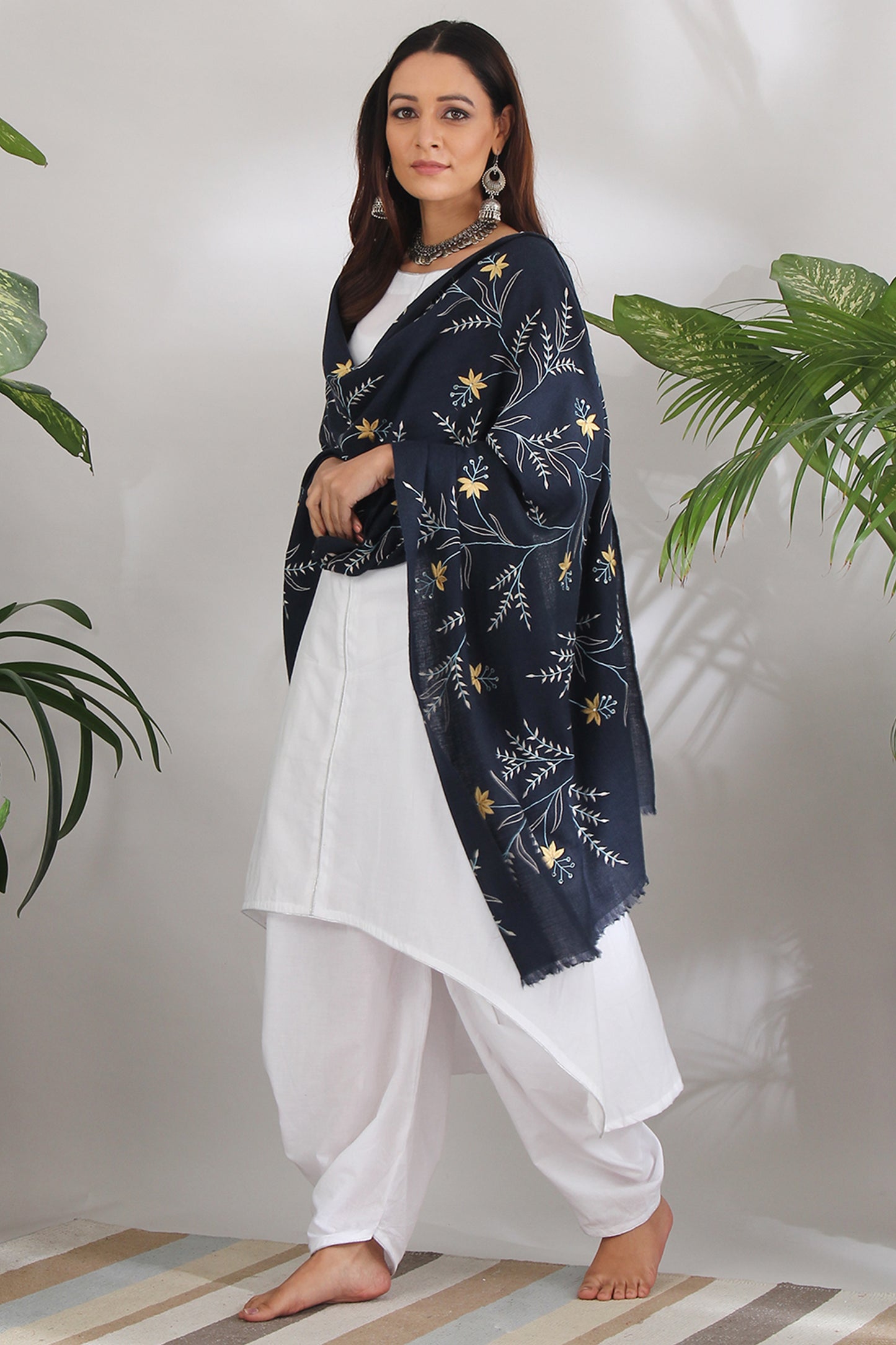TROPICAL VIBES - NAVY BLUE