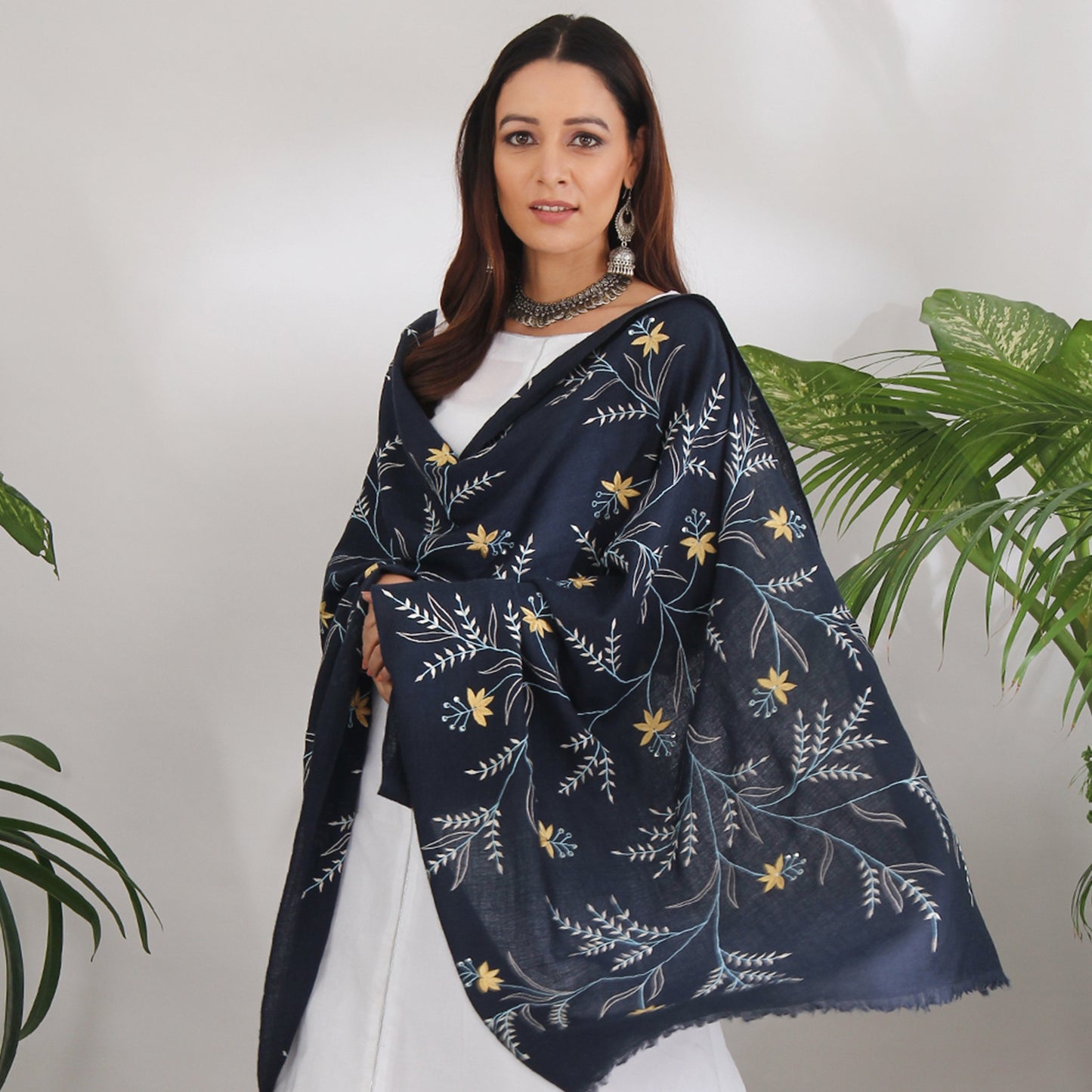 TROPICAL VIBES - NAVY BLUE