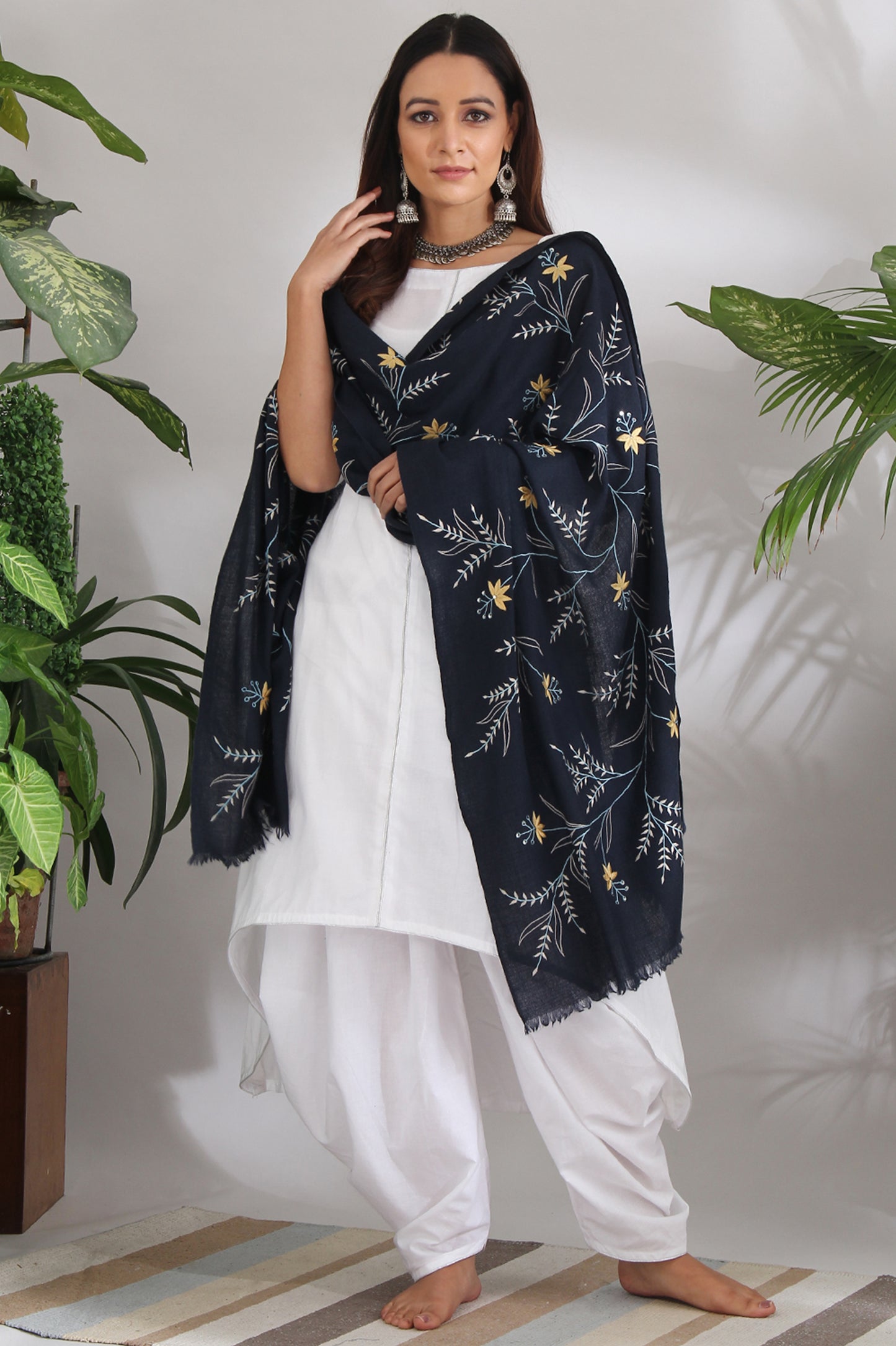 TROPICAL VIBES - NAVY BLUE