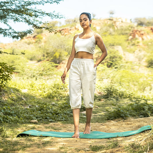 Cotton Yoga Pants For Women's |PRANA |AKISO