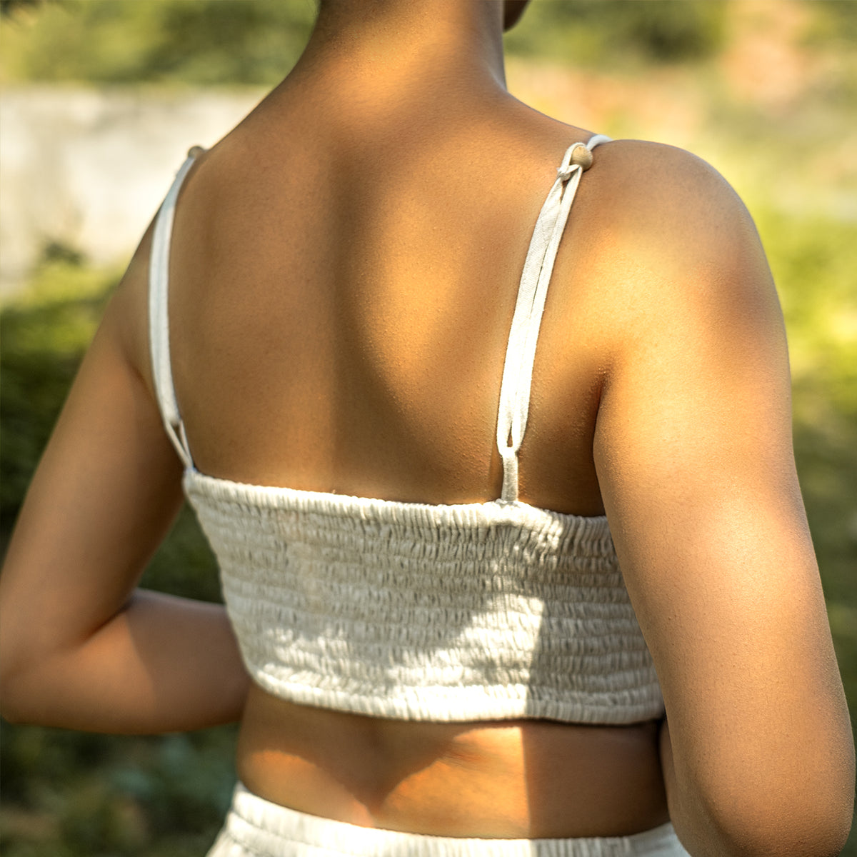 Women Cotton Yoga Top White -Prana — view 5