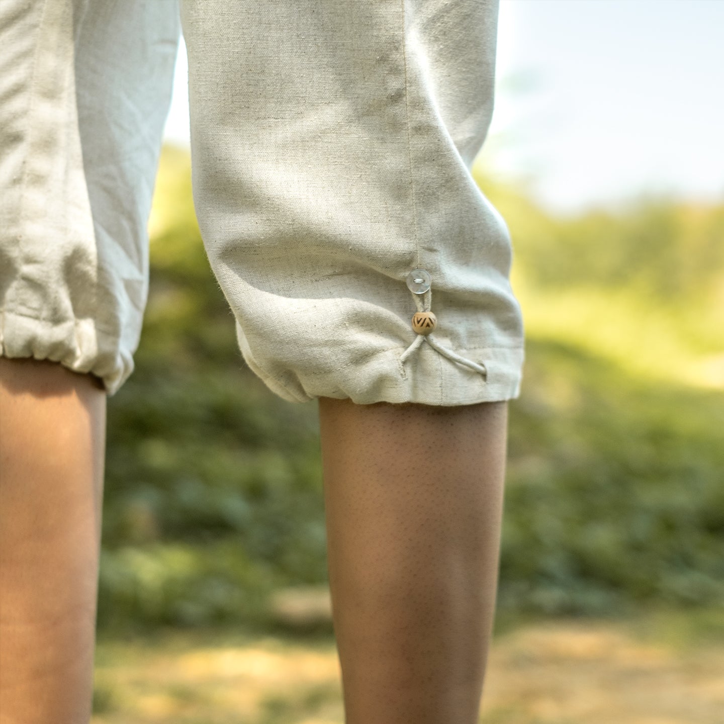 White Cotton Yoga Pants for Girls and Women's |AKISO |PRANA