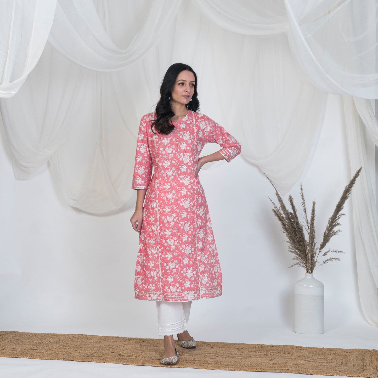 Pink Summer Kurta