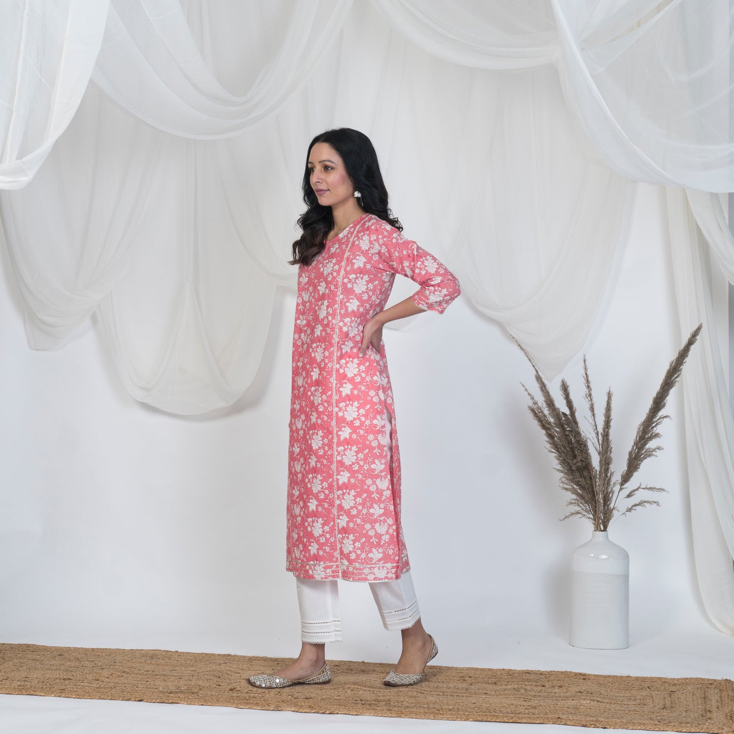 Pink Summer Kurta
