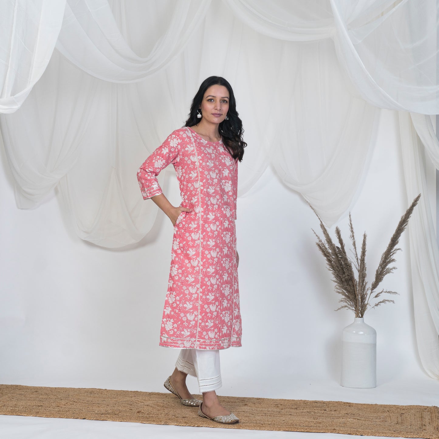 Pink Summer Kurta