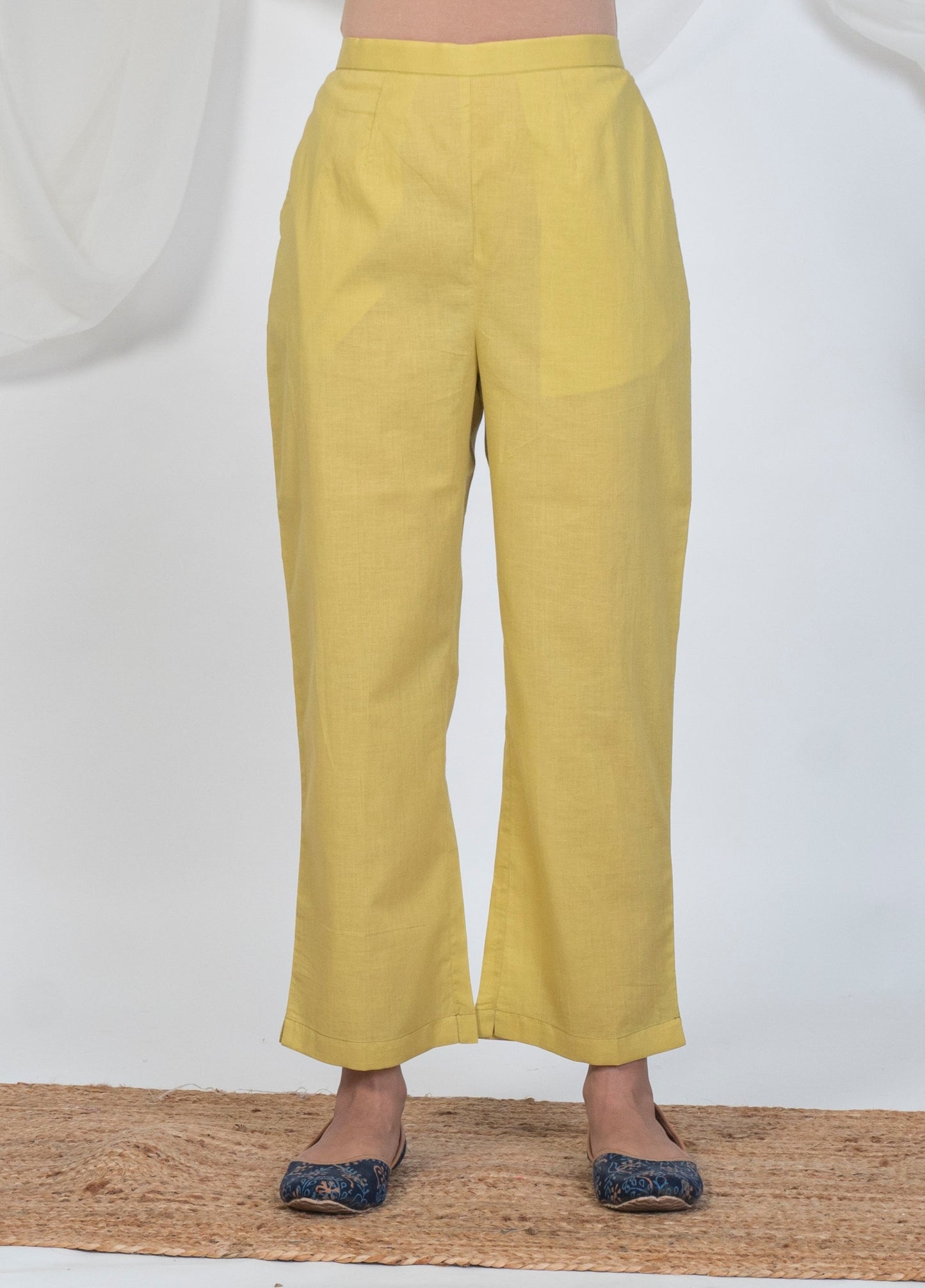 Solid Yellow Pyjama Pants