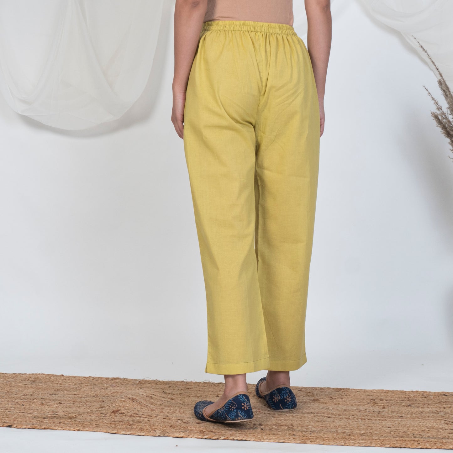 Solid Yellow Pyjama Pants