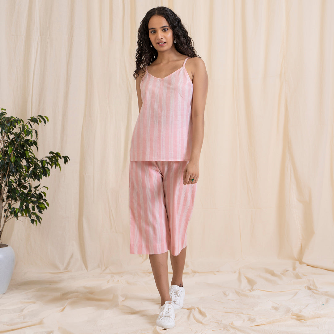 Pink Culottes Co-Ord Set
