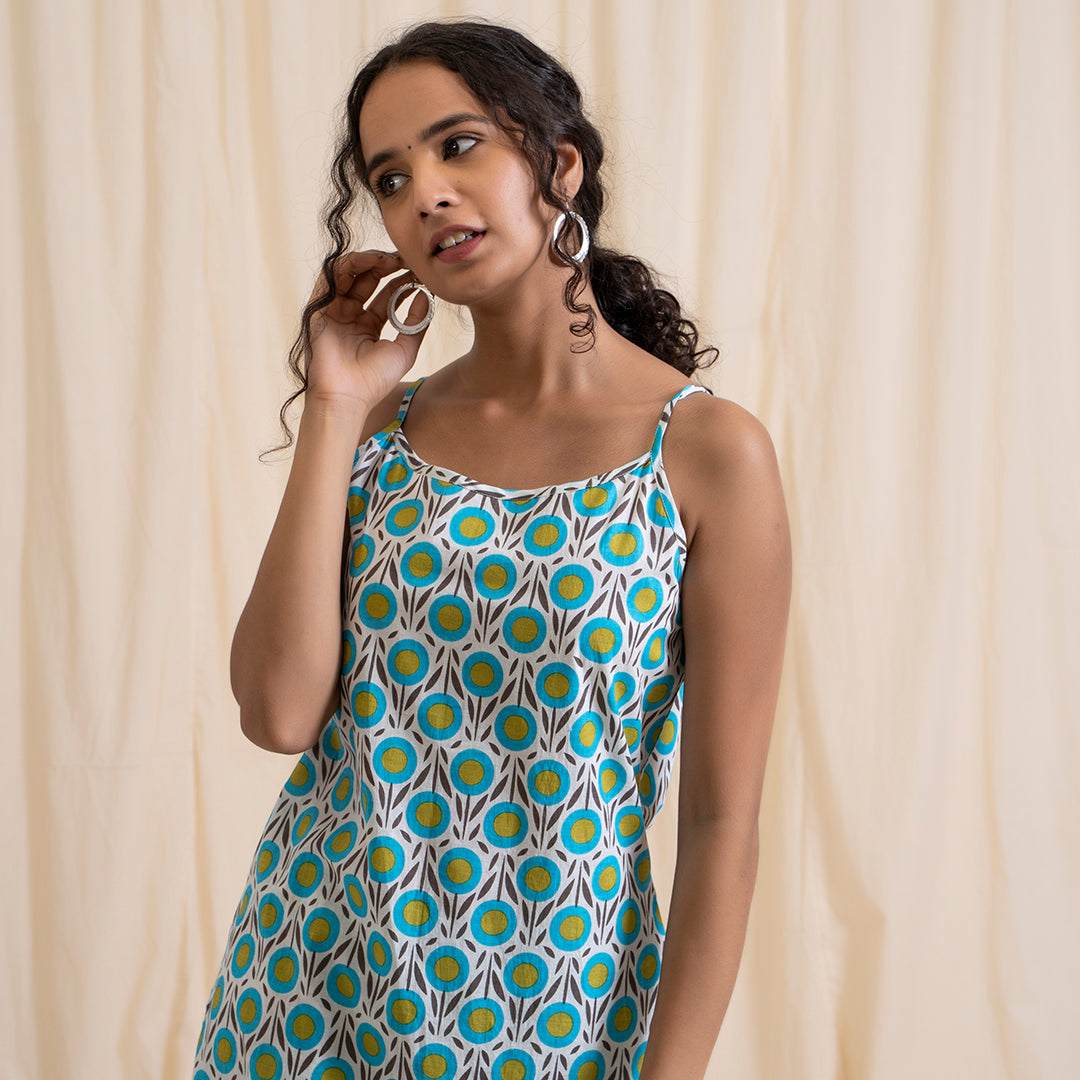 Blue Green Easy Peasy Kurta