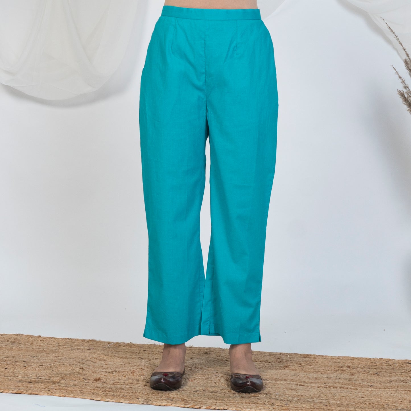 Solid Blue Pyjama Pants