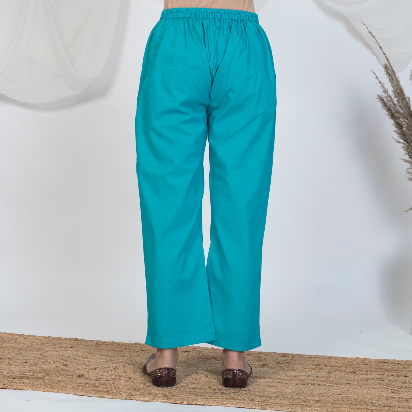 Solid Blue Pyjama Pants