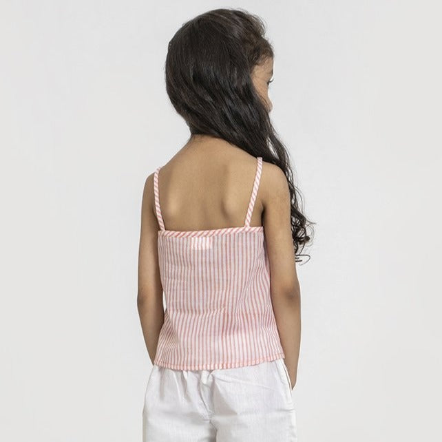 Spaghetti Strap Top - Peach