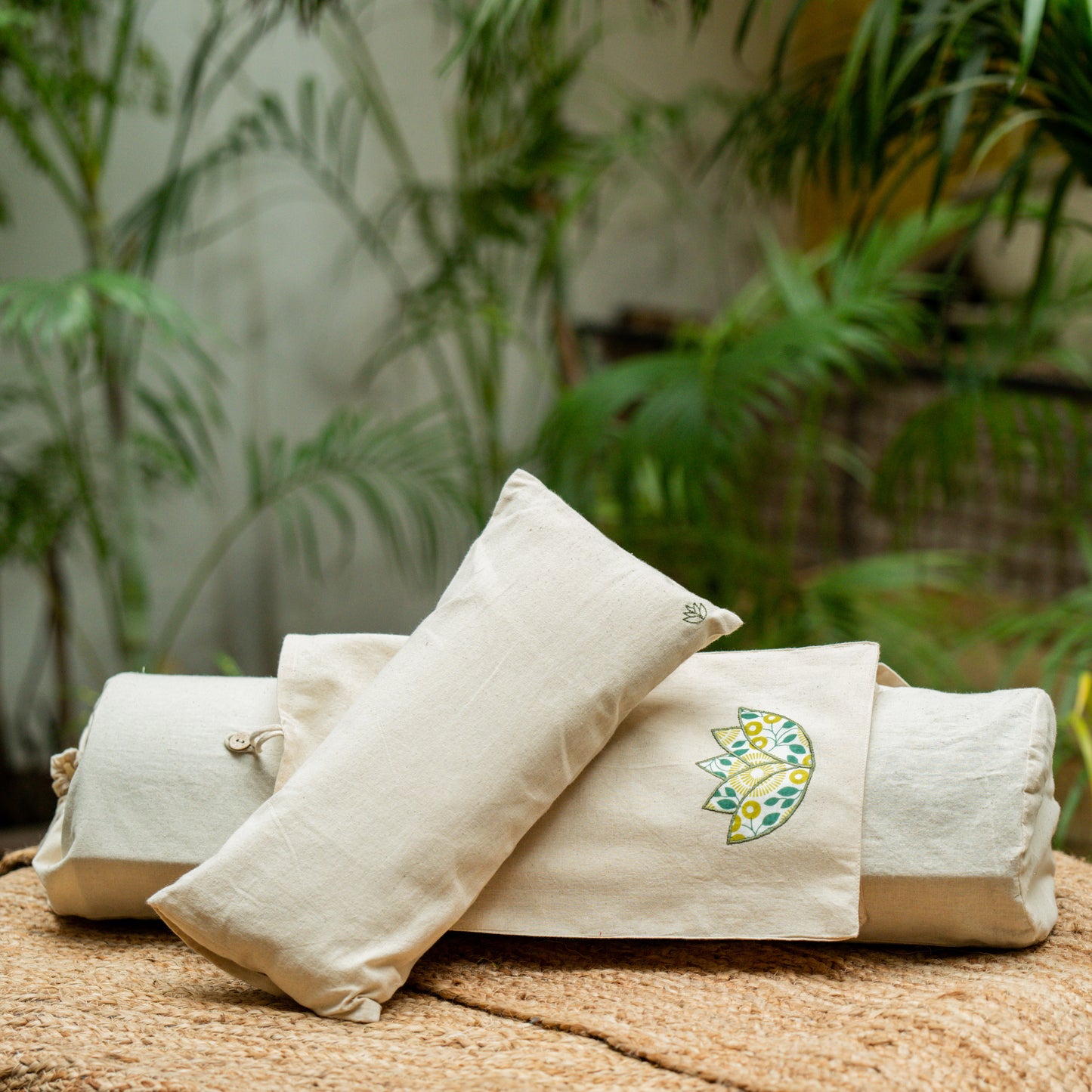 Cotton Yoga Bag and Cusion Set |AKISO