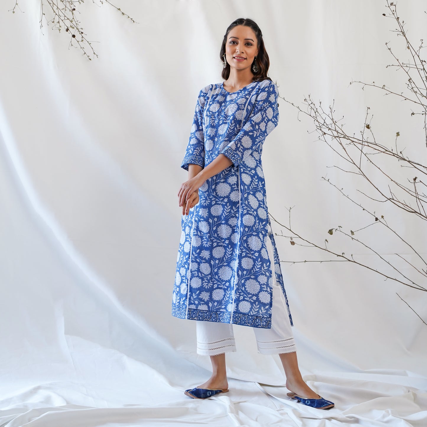 Summer Kurta - Blue