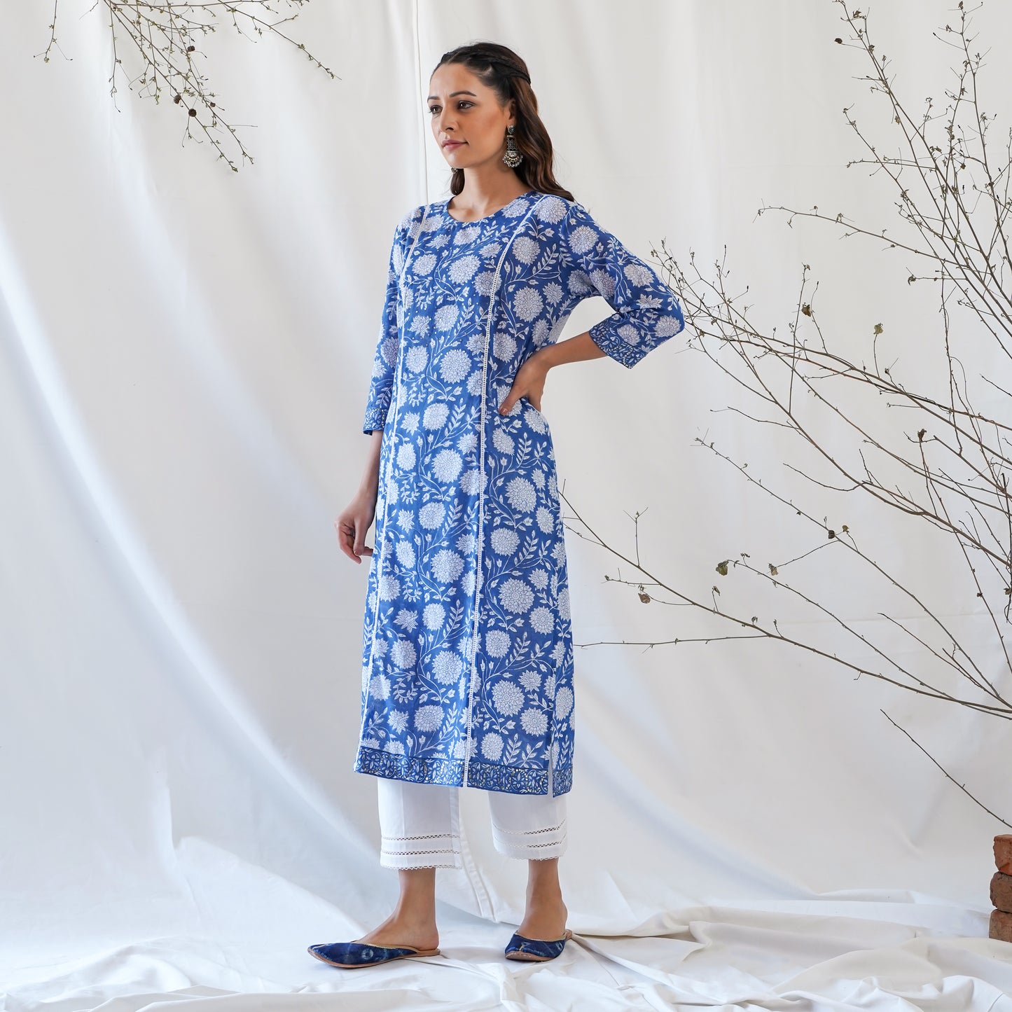 Summer Kurta - Blue
