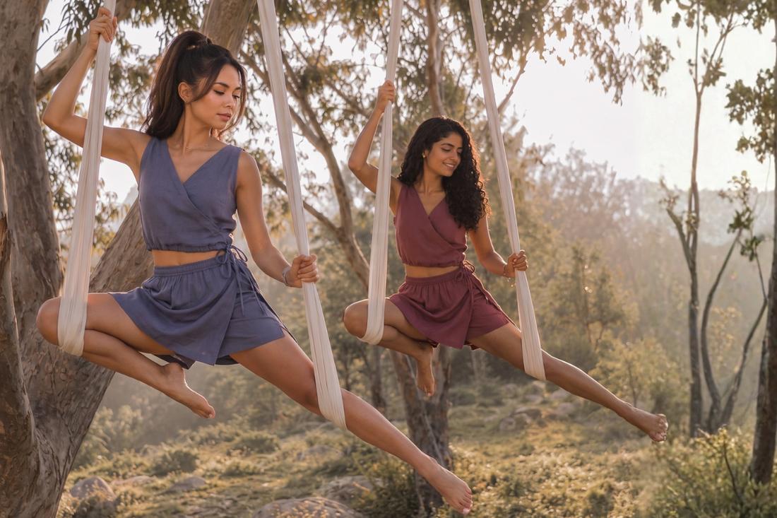 What to Wear to Aerial Yoga (It's Different)