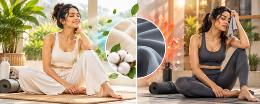 Why 100% Cotton Is Better Than Synthetic for Yoga Clothing