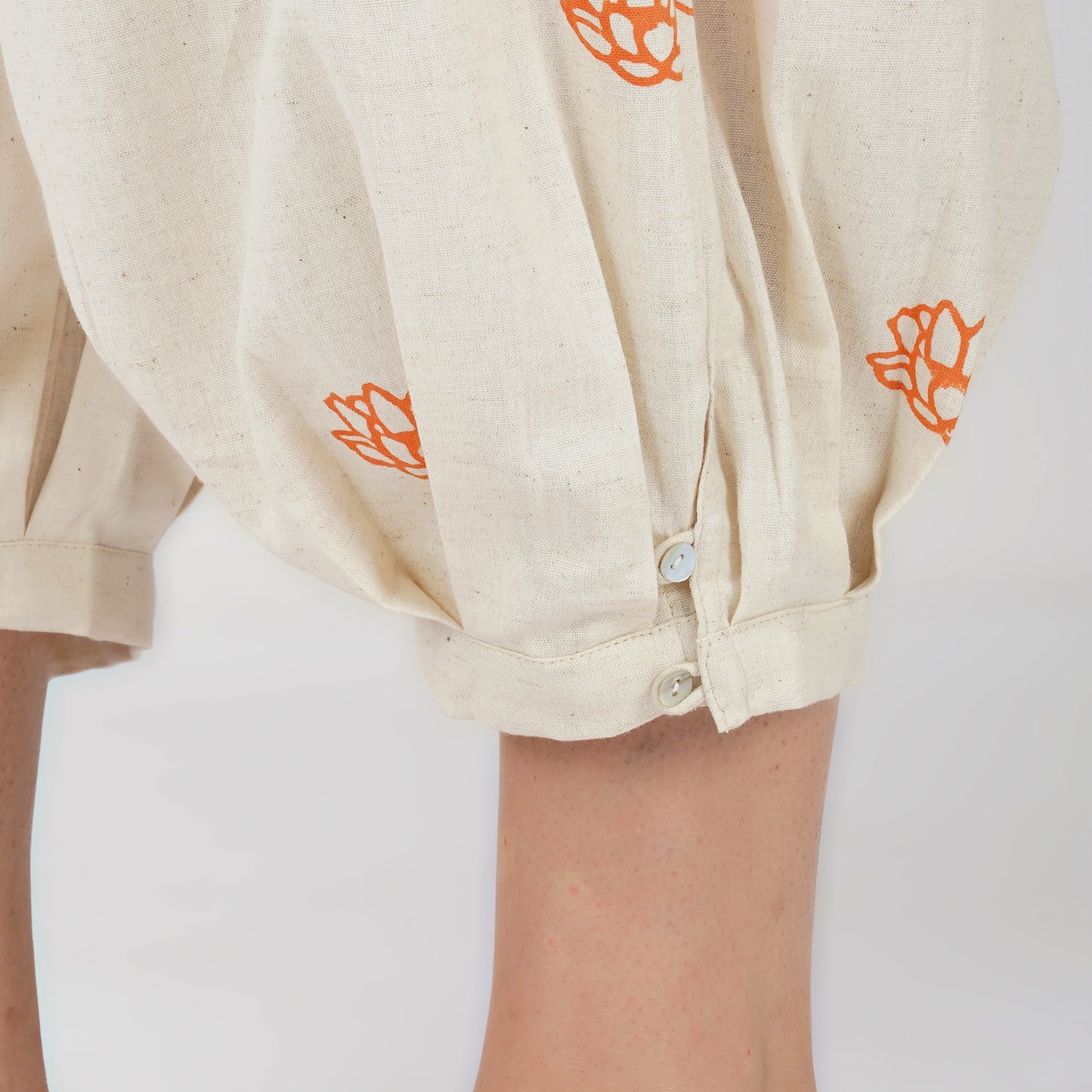 Women Cotton Hand Block Printed Yoga Pants and Yoga Top Set -Chakra