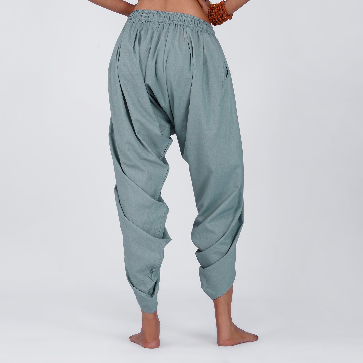 Women Cotton Yoga Pants Grey -Akasha