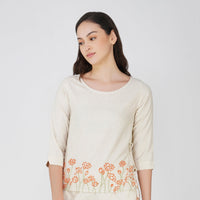 Hand Block Printed-Chandra Top