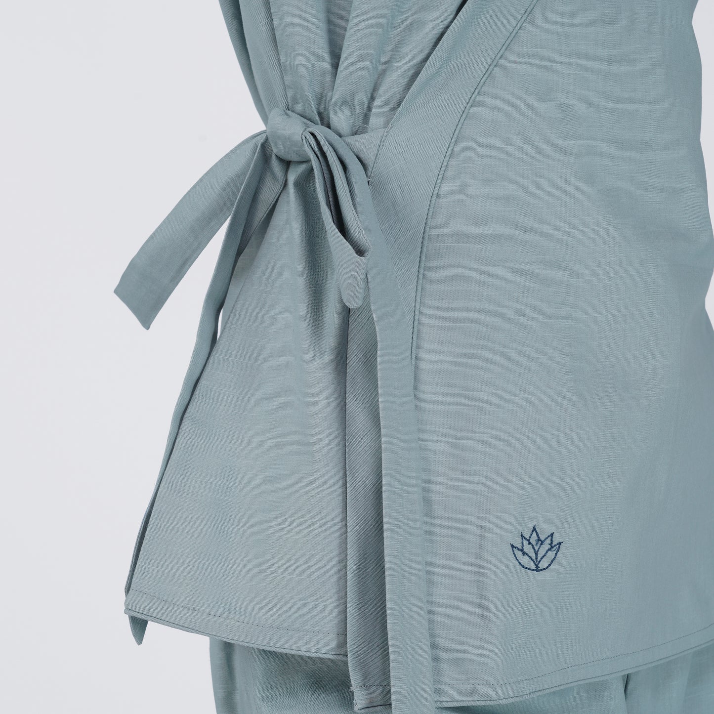 Women Cotton Yoga Top Grey -Dharma