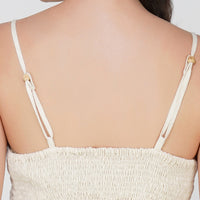 Women Cotton Yoga Top White -Prana