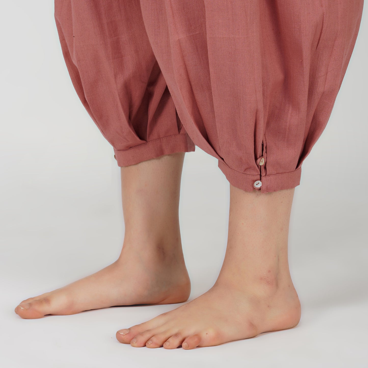 Women Cotton Yoga Pants Pink -Chakra