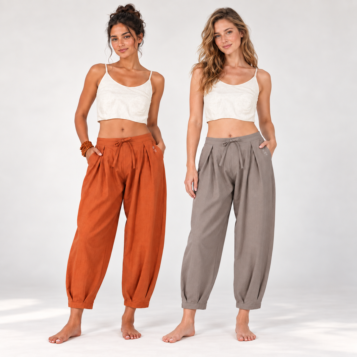 Tara Yoga Pants - Set of 2 (Multi-colour Pack) — view 1