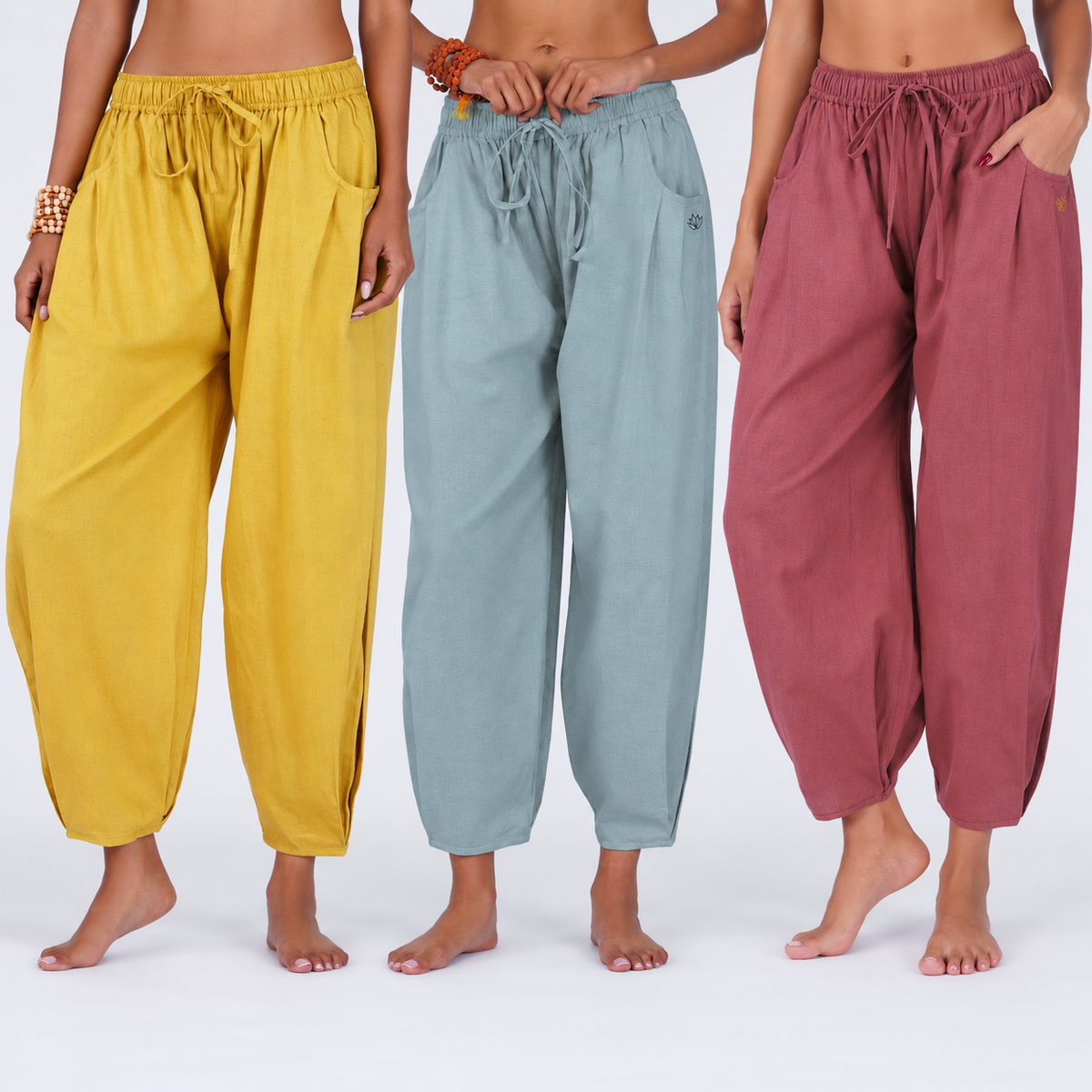 Soma Yoga Pants - Set of 3 (Multi-colour Pack) — view 2