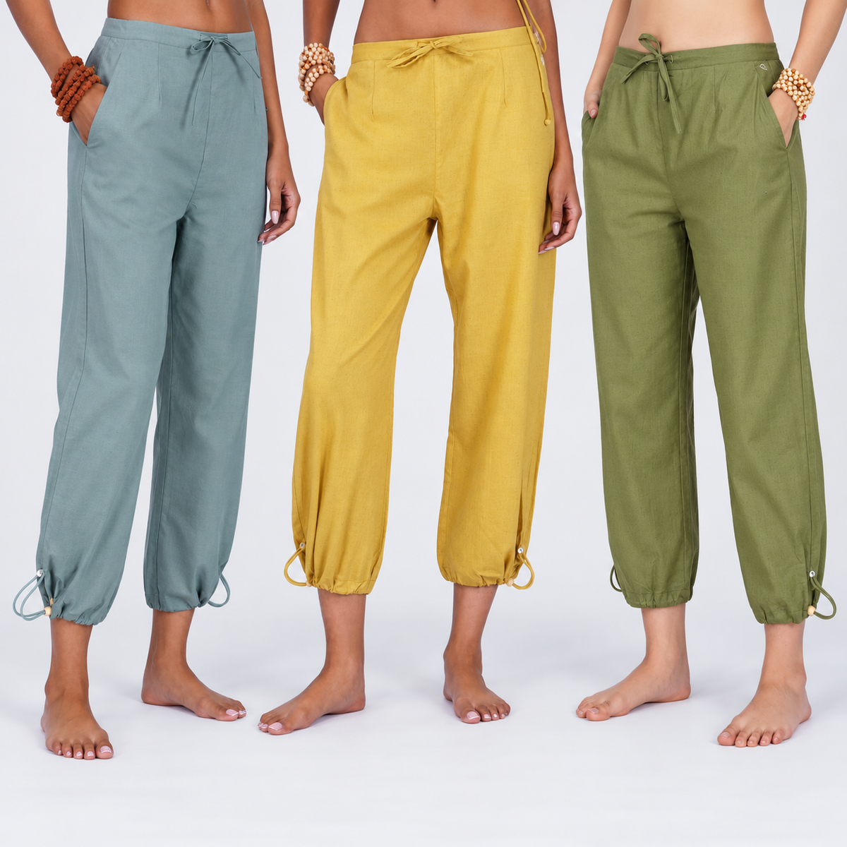 Ananda Yoga Pants - Set of 3 (Multi-colour Pack) — view 2