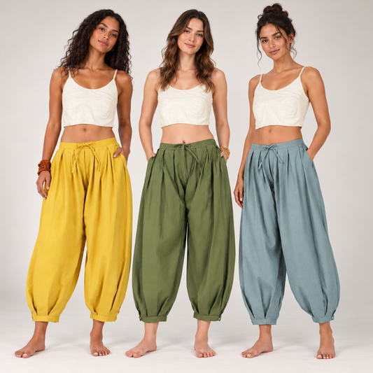 Chakra Yoga Pants - Set of 3 (Multi-colour Pack)