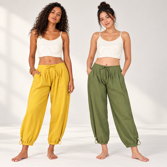 Ananda Yoga Pants - Set of 2 (Multi-colour Pack)