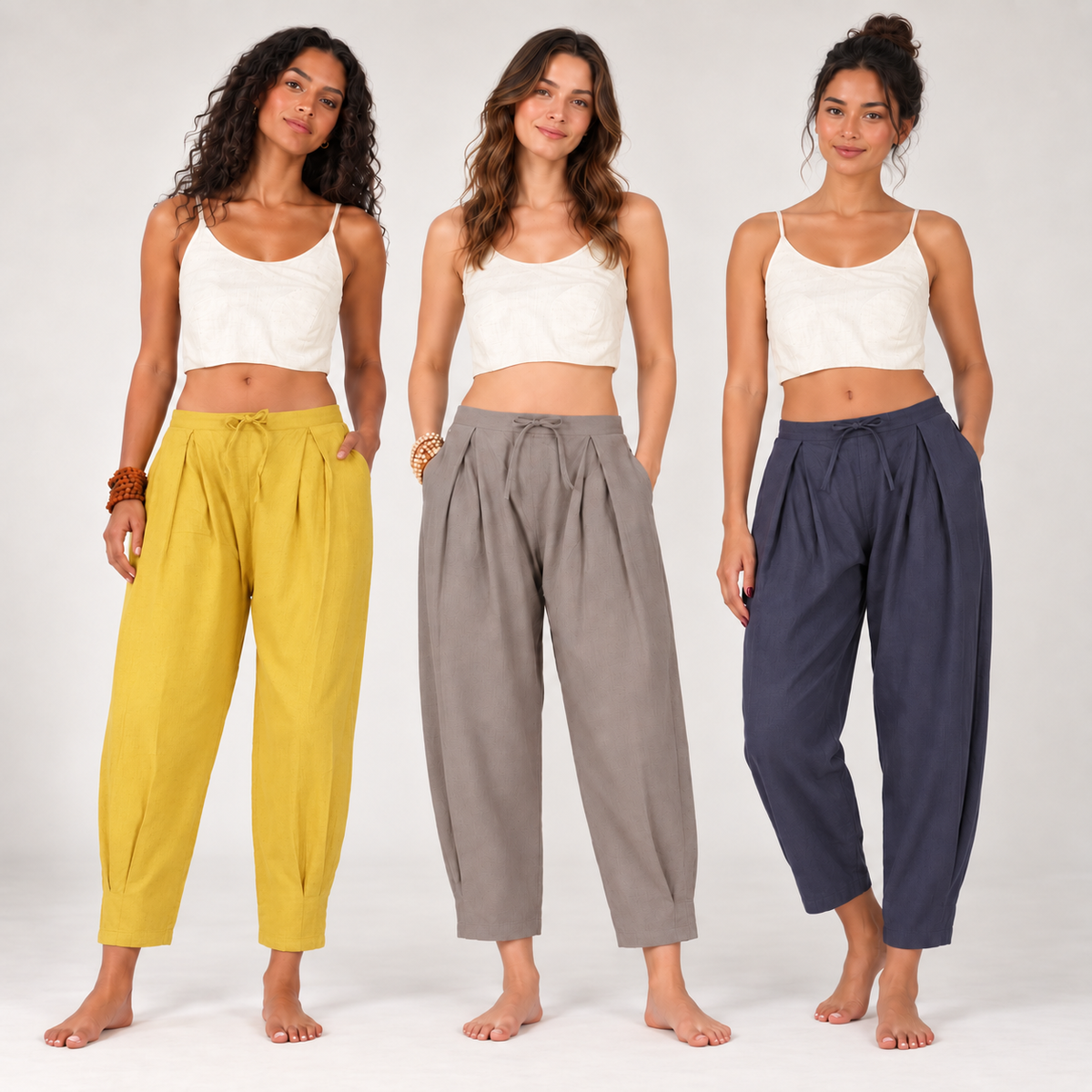 Tara Yoga Pants - Set of 3 (Multi-colour Pack) — view 1