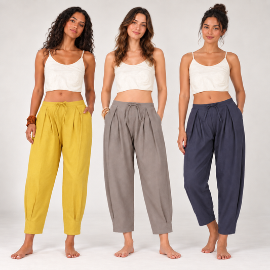 Tara Yoga Pants - Set of 3 (Multi-colour Pack)